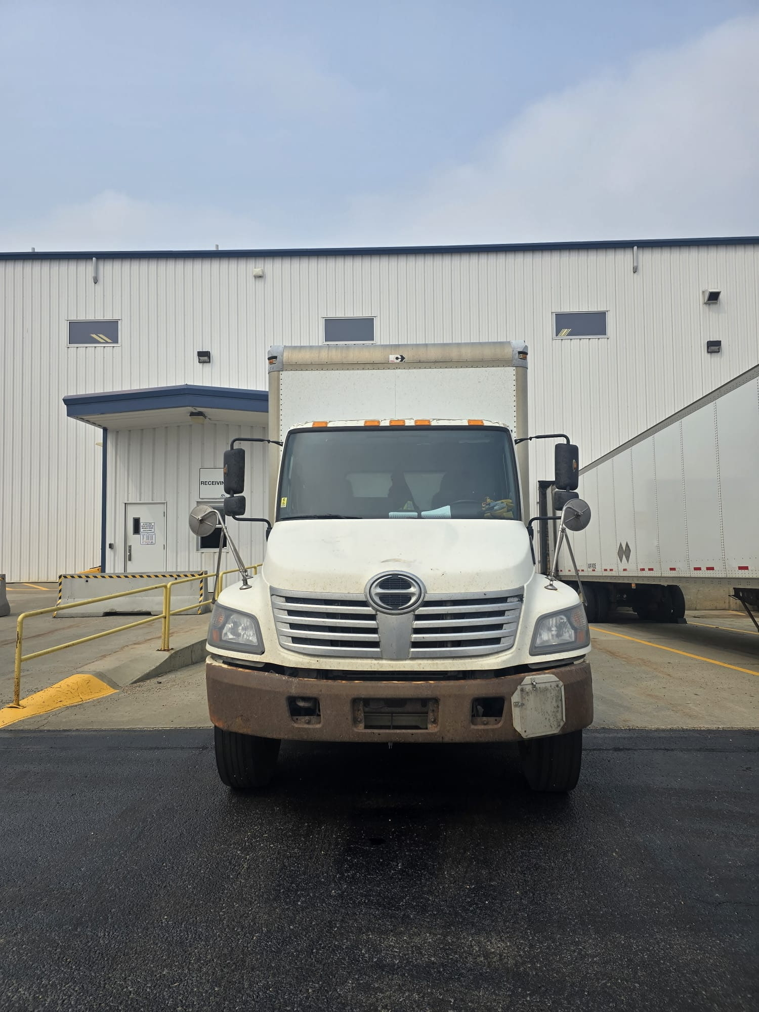 Kandys Express box truck at the receiving dock